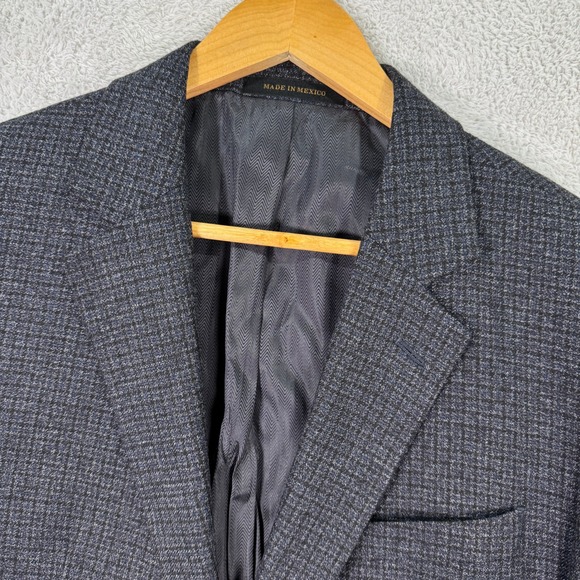 NEW Jos A Bank Reserve Tollegno 1900 Blazer Jacket Mens 42L Wool Blend Italian - Picture 1 of 13
